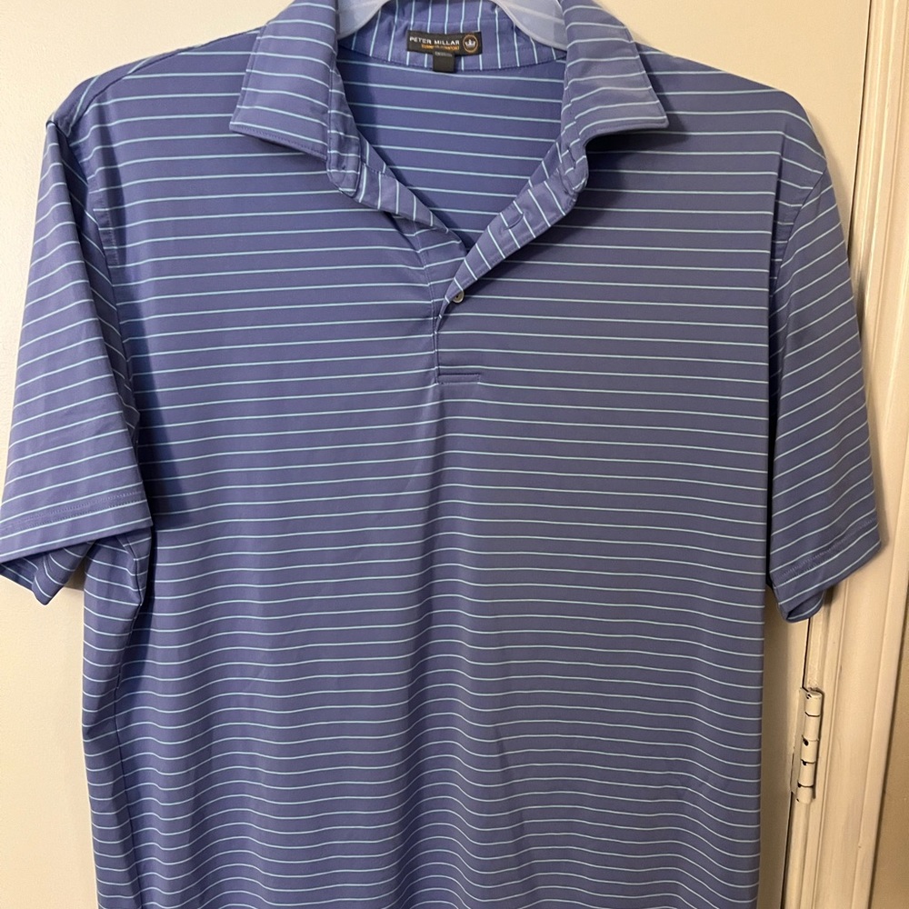 Peter Millar summer comfort purple polo